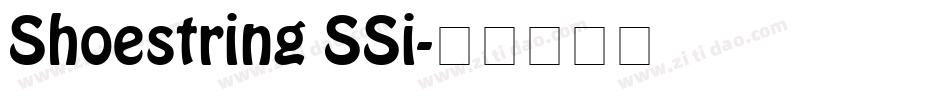Shoestring SSi字体转换
